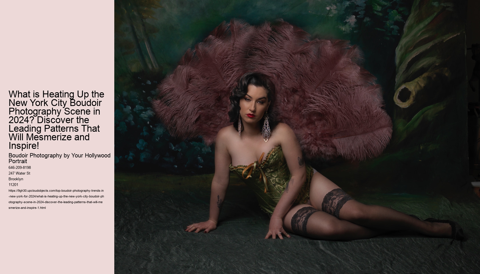 What is Heating Up the New York City Boudoir Photography Scene in 2024? Discover the Leading Patterns That Will Mesmerize and Inspire!