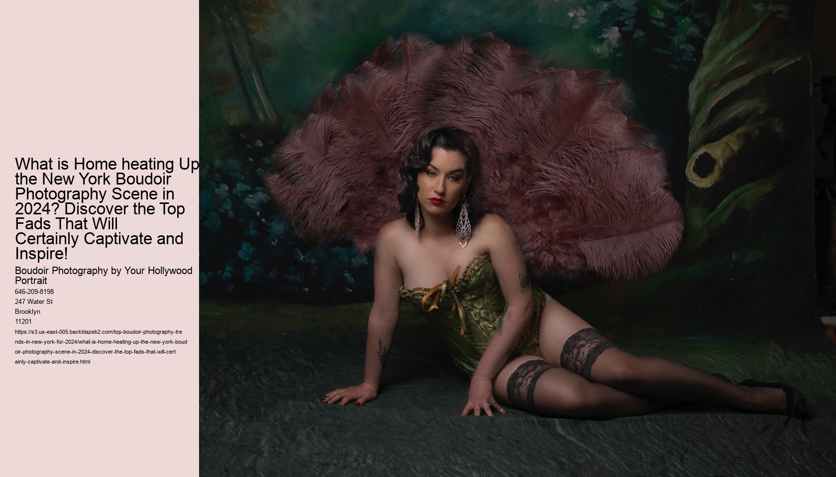 What is Home heating Up the New York Boudoir Photography Scene in 2024? Discover the Top Fads That Will Certainly Captivate and Inspire!