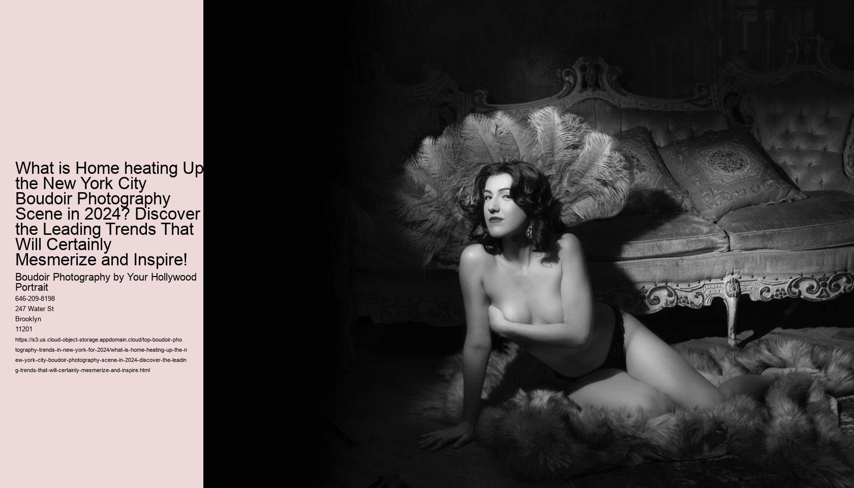 What is Home heating Up the New York City Boudoir Photography Scene in 2024? Discover the Leading Trends That Will Certainly Mesmerize and Inspire!
