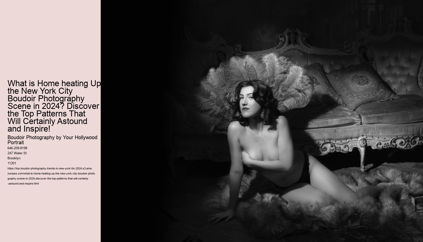 What is Home heating Up the New York City Boudoir Photography Scene in 2024? Discover the Top Patterns That Will Certainly Astound and Inspire!